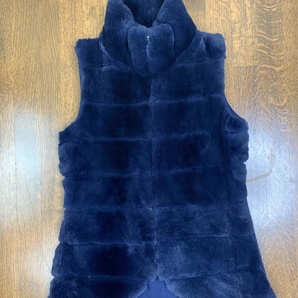Aspen True Cashmere & Fur Vest - Picture 1 of 2
